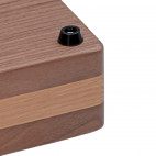 Normcore Narrow tamping station. walnut